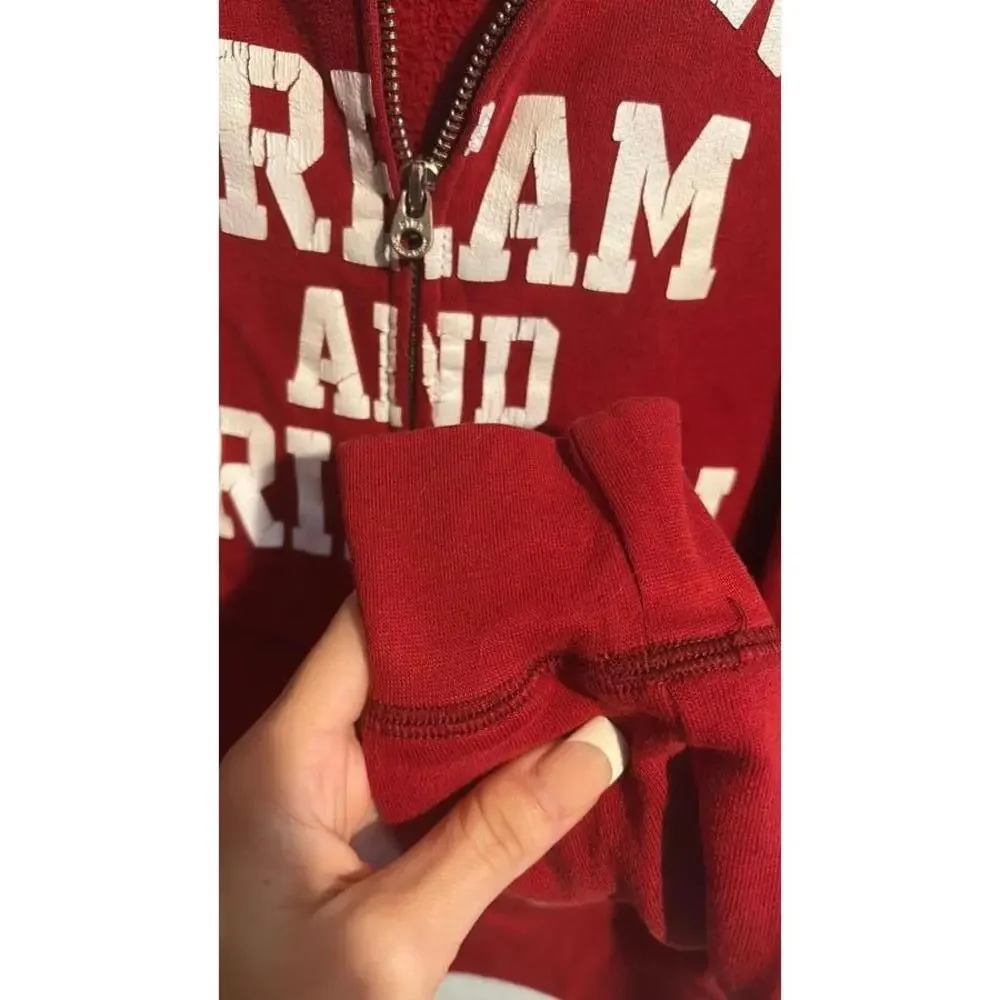 Red Pink Victoria Secret Hoodie - Picture 6 of 8